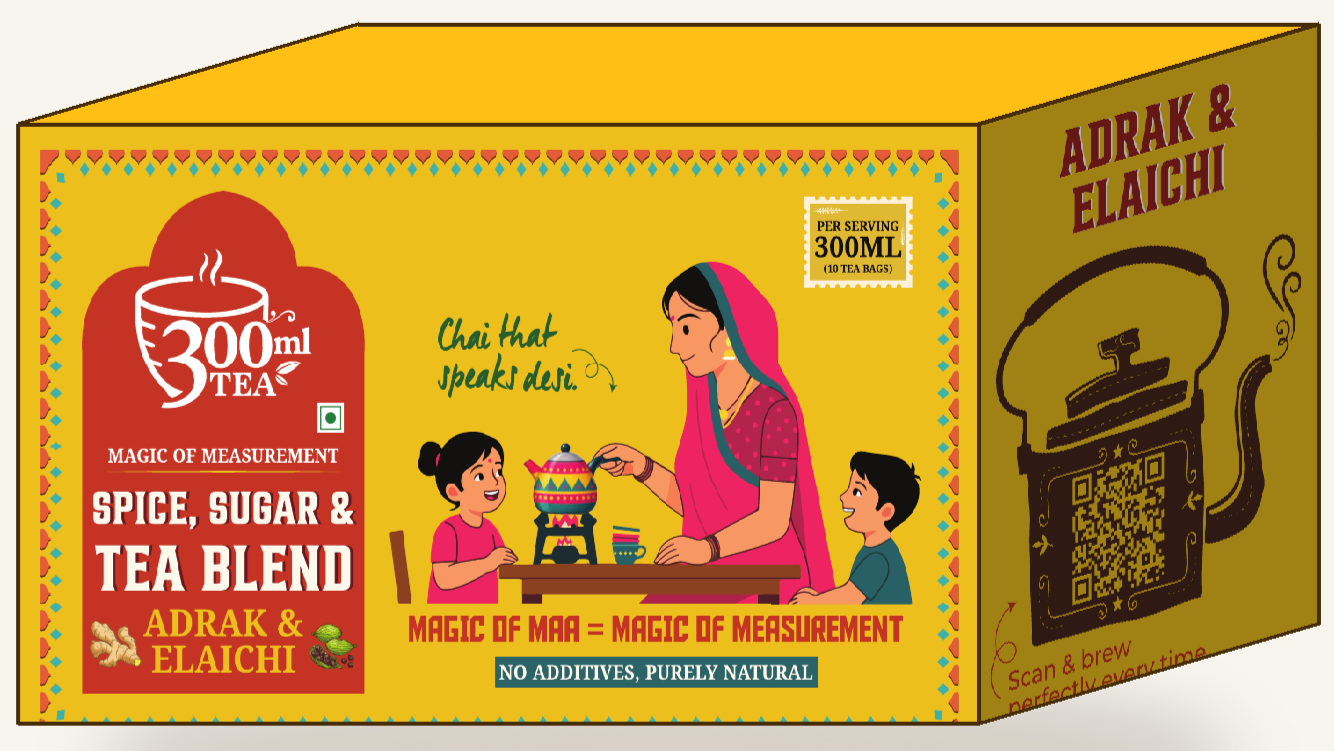 300ml Tea - Adrak & Elaichi